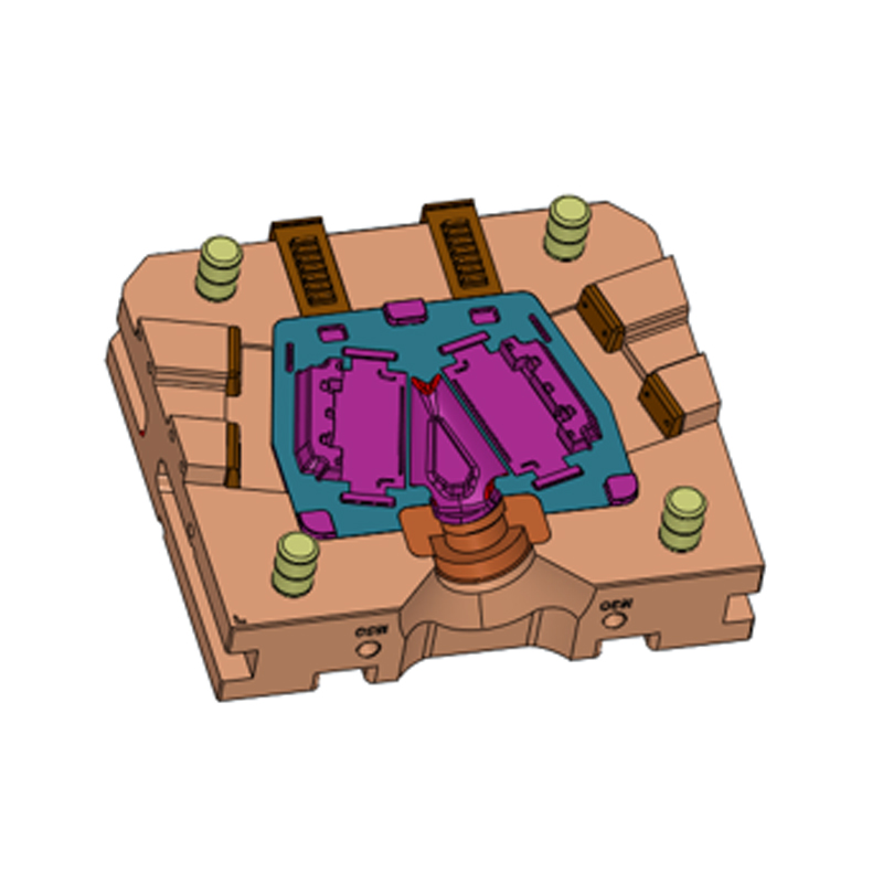 Doska s priehradkou na batérie z tlakového odlievania z hliníkovej zliatiny Jedna forma Dva otvory Doska s priehradkou na batérie z tlakového odlievania z hliníkovej zliatiny Jedna forma Dva otvory