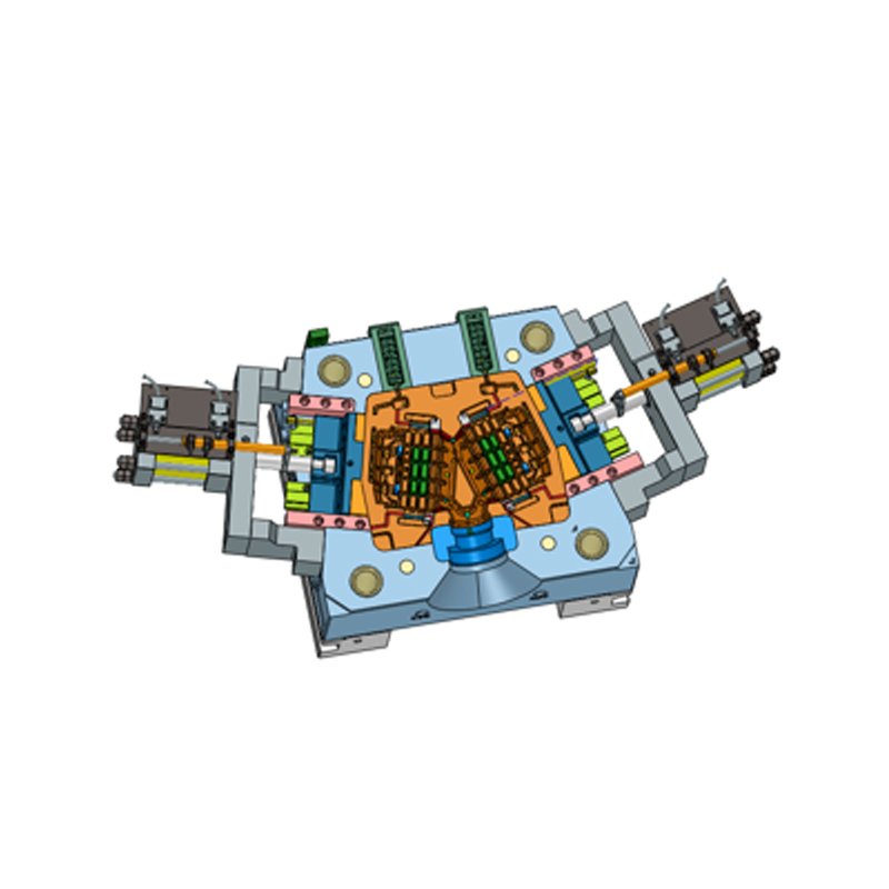 Doska s priehradkou na batérie z tlakového odlievania z hliníkovej zliatiny Jedna forma Dva otvory Doska s priehradkou na batérie z tlakového odlievania z hliníkovej zliatiny Jedna forma Dva otvory