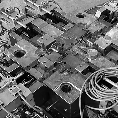 Výtlačné odlievanie z hliníkovej zliatiny Doska priehradky na batérie